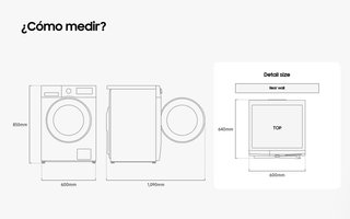 Lavadora Samsung 9kg Autodosificación Negra