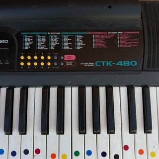 Teclado / Piano electrónico Casio CTK-480 + Soport