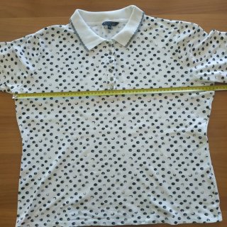 T-shirt donna cotone bianco pois neri
