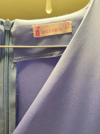 Vestido morado celebración talla L