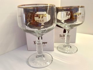 Coppia Calici Birra La Trappe Nuovi