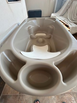 Bañera Bebé CAM Blanca y Marrón