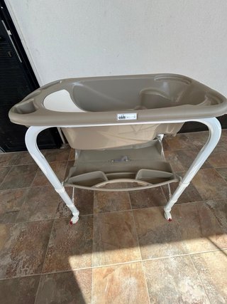 Bañera Bebé CAM Blanca y Marrón