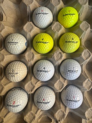 Lote 11 Bolas Golf Dunlop
