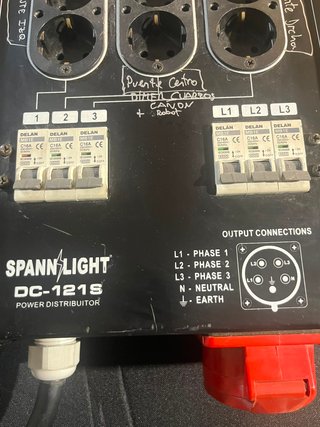 Distribuidor de corriente 32A SPANN LIGHT