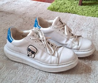 Zapatillas Karl Lagerfeld Blancas y Azules