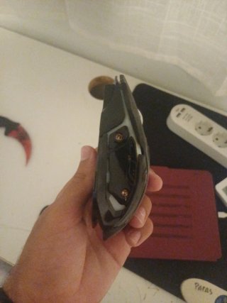 Ratón Gamer Negro y Rojo