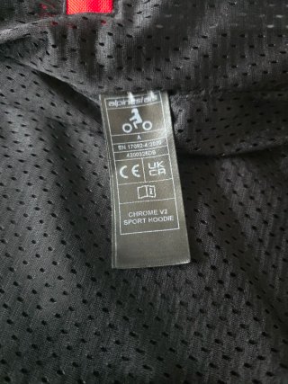 Sudadera Alpinestars con Capucha Negra