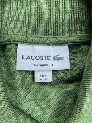 Polo Lacoste Verde Talla M