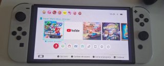 Nintendo Switch OLED Blanca + Mario Wonder