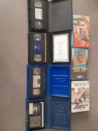 Lote 10 Películas VHS y Beta