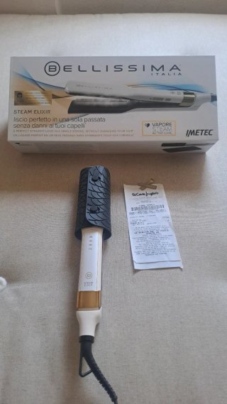 Plancha Bellissima Steam Elixir Vapor Nueva