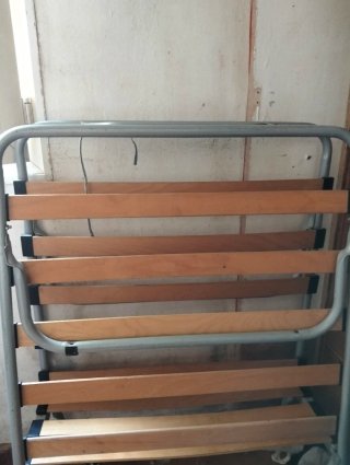 Somier Plegable Madera y Metal