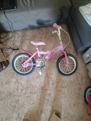 Bicicleta infantil rosa Fantasy