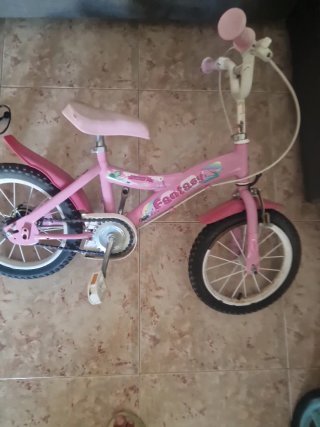 Bicicleta infantil rosa Fantasy