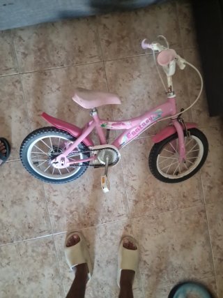 Bicicleta infantil rosa Fantasy