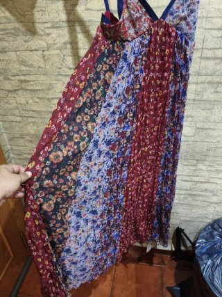 Vestido Verano Flores Talla M