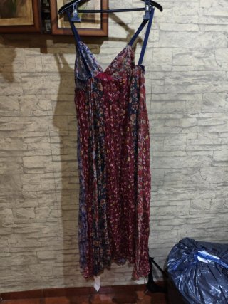 Vestido Verano Flores Talla M