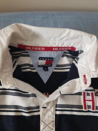 Polo Tommy Hilfiger Rayas Manga Larga