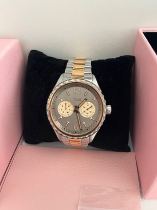 Reloj Tous bicolor dorado rosado y plateado