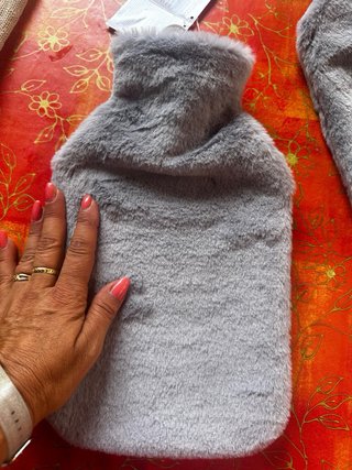 Bolsa de agua caliente gris