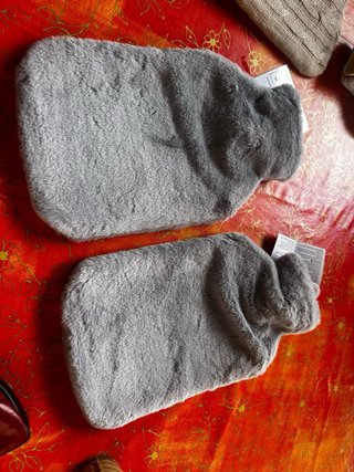 Bolsa de agua caliente gris