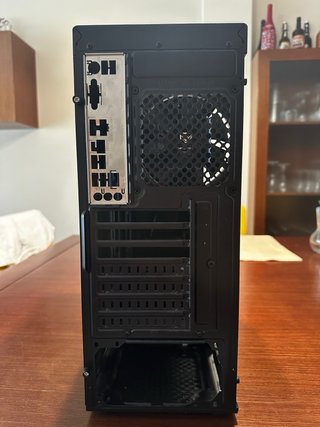 Caja PC Nfortec Negra con Cristal