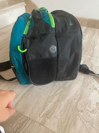 Paletero Padel Kuima Negro Azul Verde