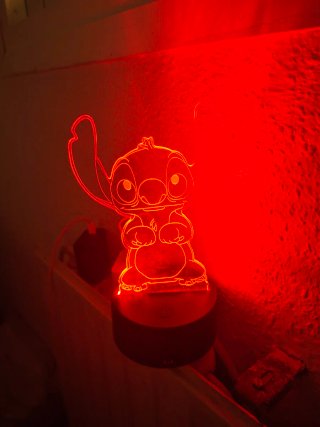 Lámpara LED Stitch con Mando