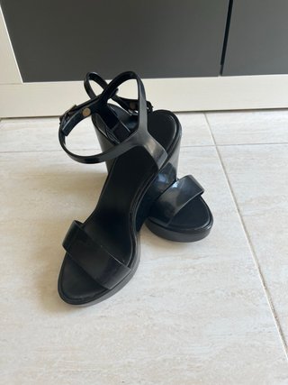 Sandalias de plataforma negras