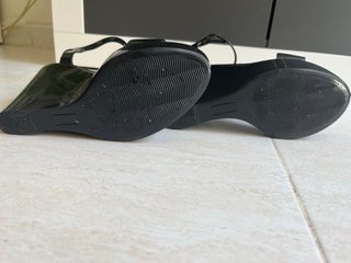 Sandalias de plataforma negras