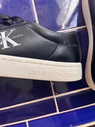 Zapatillas Calvin Klein Mujer Negras y Blancas
