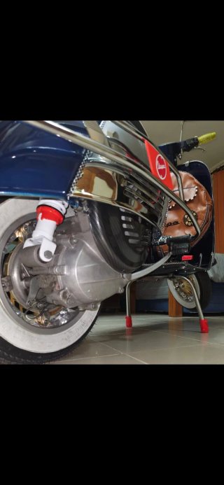 Vespa Primavera T3 125 Azul y Dorado