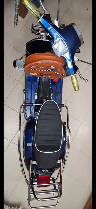 Vespa Primavera T3 125 Azul y Dorado