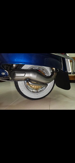 Vespa Primavera T3 125 Azul y Dorado