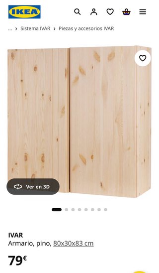 Mueble IVAR Ikea Madera
