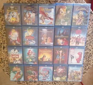Lote 20 Películas Disney Blu-ray Precintadas