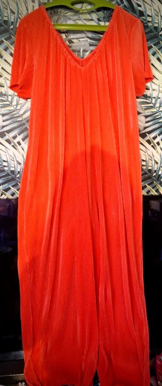 Mono plissdo coral