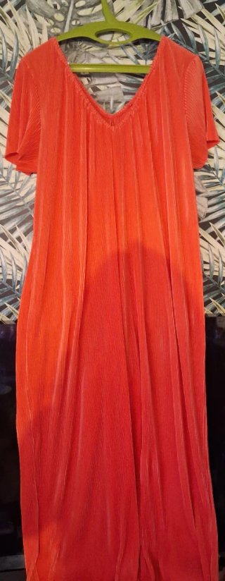 Mono plissdo coral