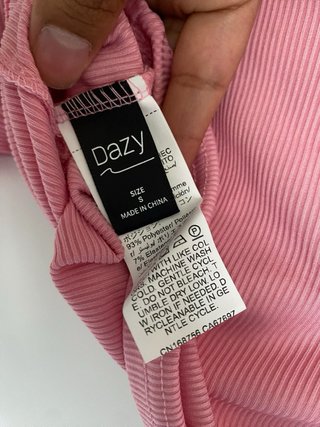 Top rosa Dazy lazo