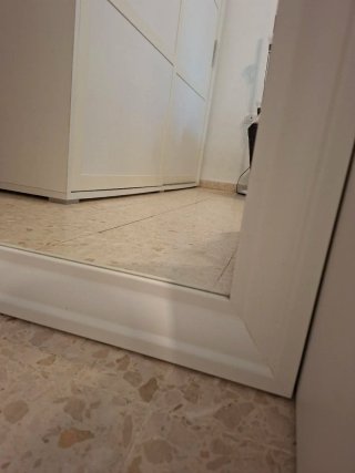 Espejo IKEA TOFTBYN Blanco 75x165