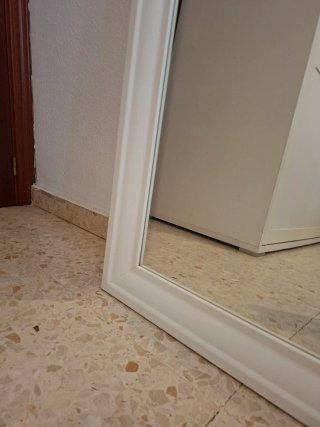 Espejo IKEA TOFTBYN Blanco 75x165