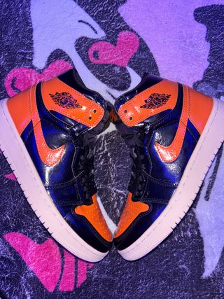Air Jordan 1 High Negro y Naranja