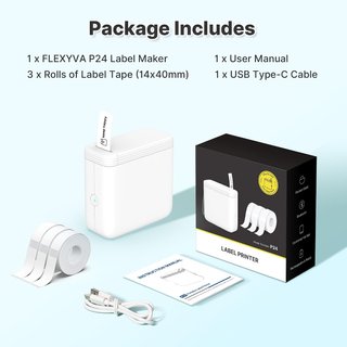 Impresora Etiquetas Bluetooth + 3 Rollos