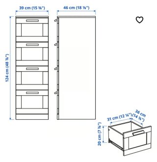 Cajoneras Ikea Blancas