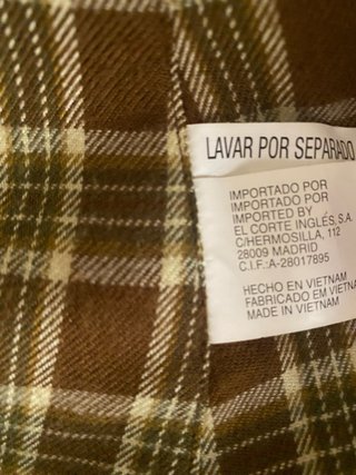 Abrigo ante Corte Inglés desmontable