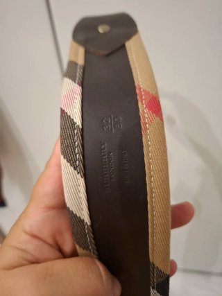 Cinturón Burberry Marrón Multicolor