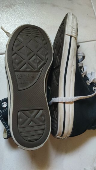 Converse All Star Hi Negras Originales