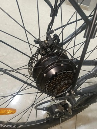 Bicicleta Eléctrica TOURALL Negra