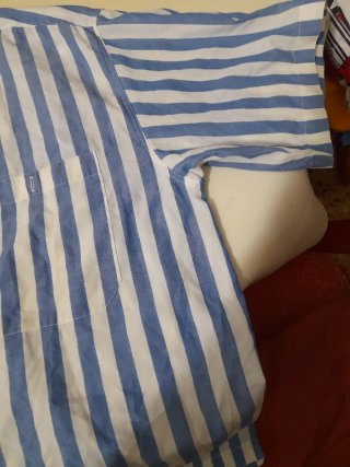 2 Camisas Sir Anthony Rayas Azul Manga Corta